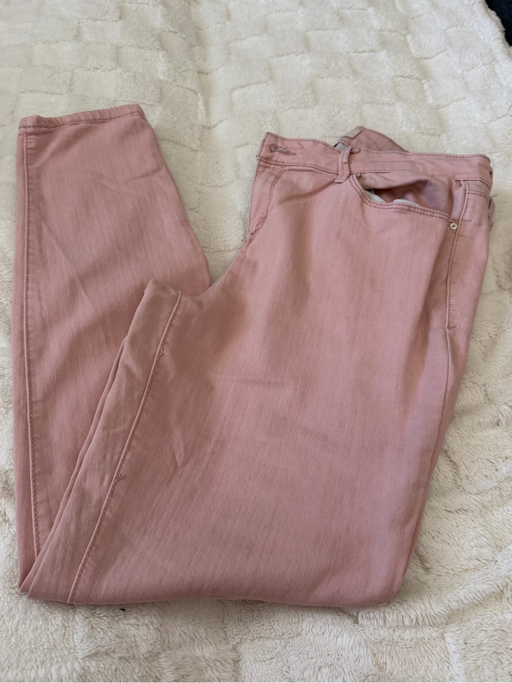 lei Dusty Rose Skinny Pants